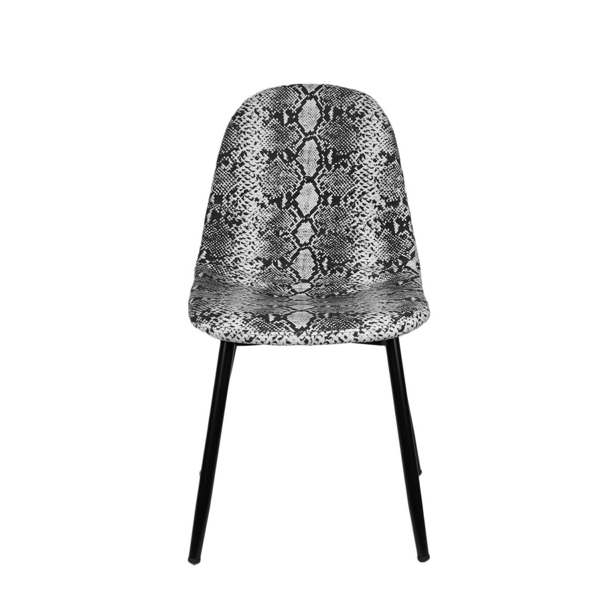 Snake Print Dining Chair – image 3