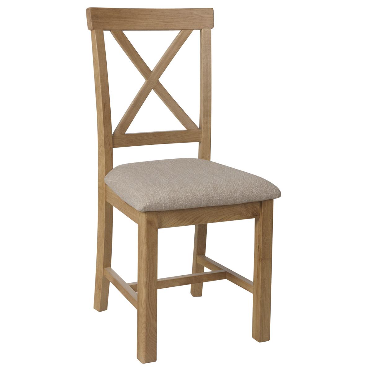 Pair of Cambridge Oak Chairs - Rustic Oak – image 2