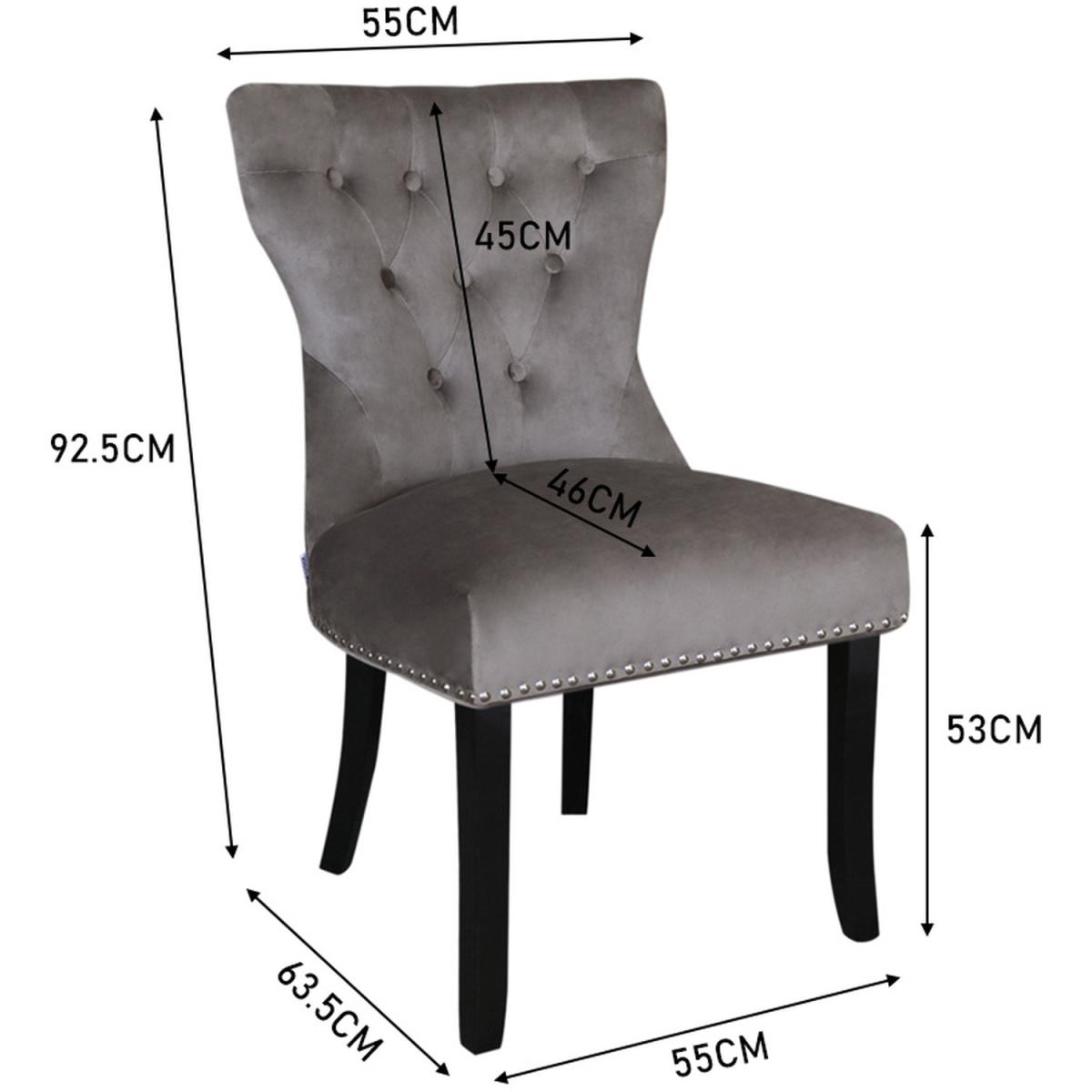 Velvet Dining Room Chairs Set - Pink – image 15