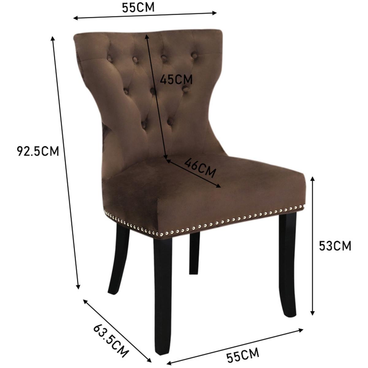 Velvet Dining Room Chairs Set - Pink – image 20