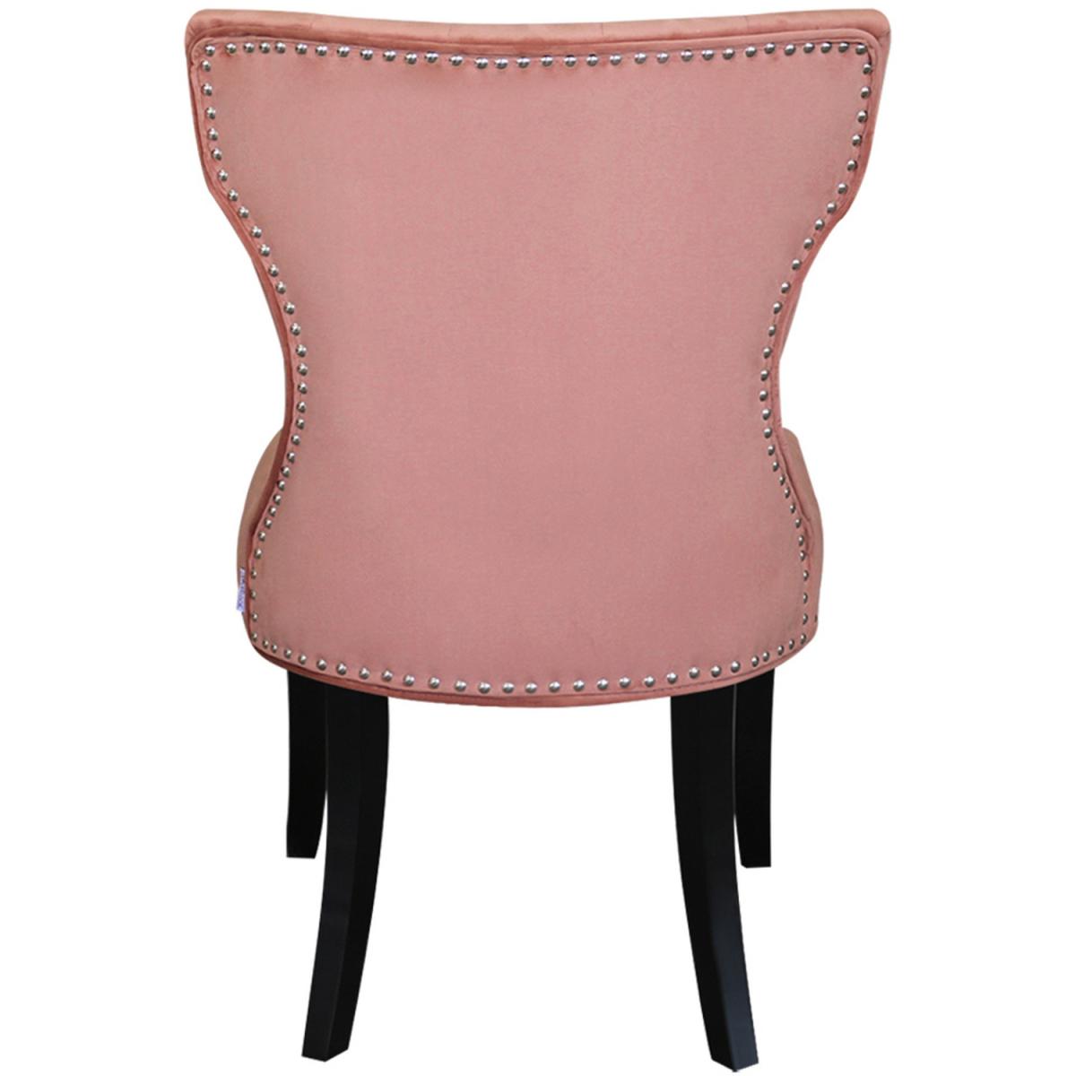 Velvet Dining Room Chairs Set - Pink – image 5