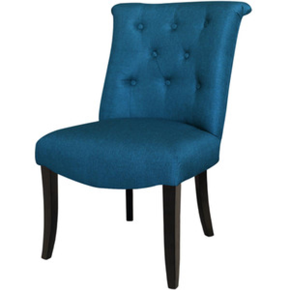 Blue Linen Dining Chair Sets of 2 - Blue – image 6