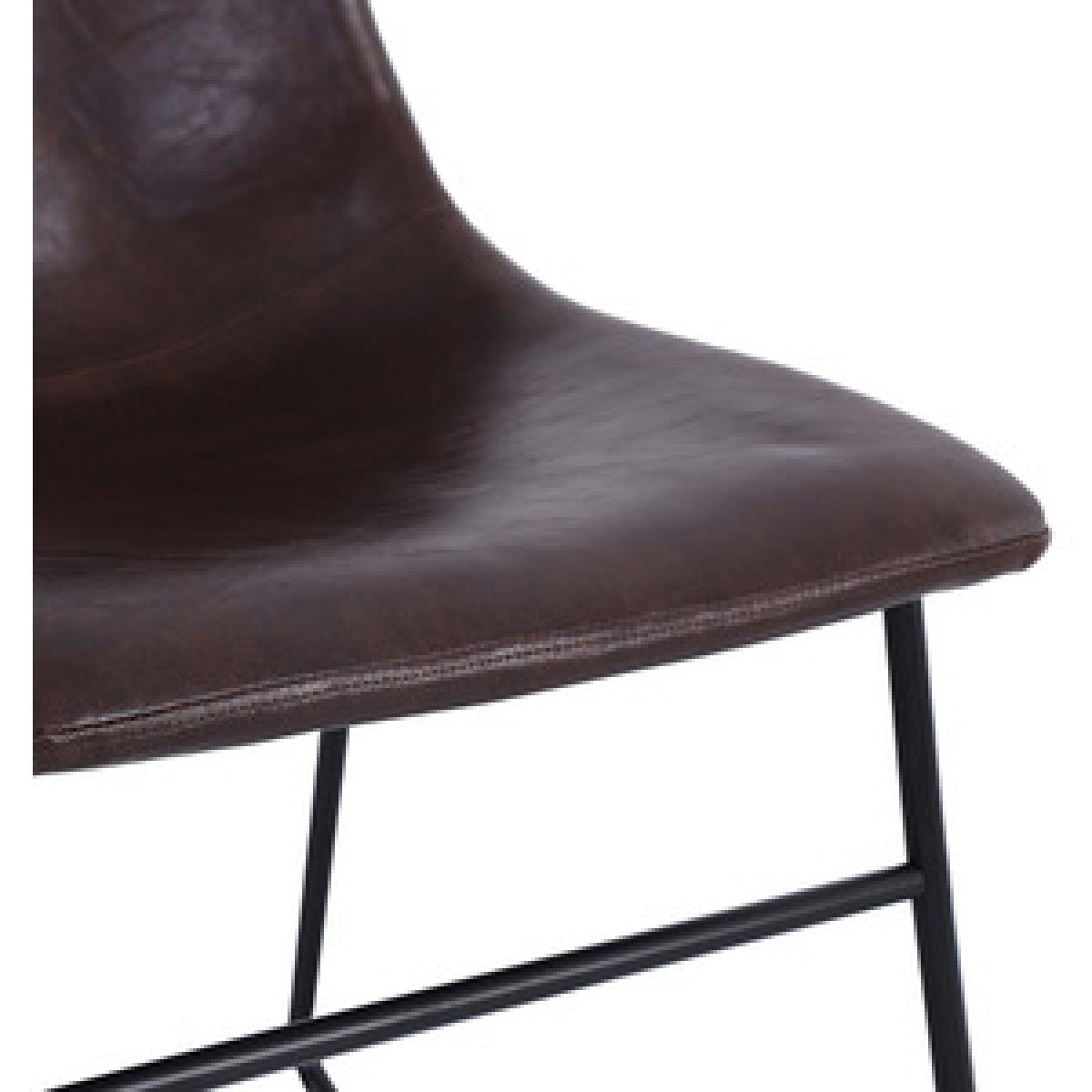 Leather Dining Chairs Set Of 2 - Brown – image 15
