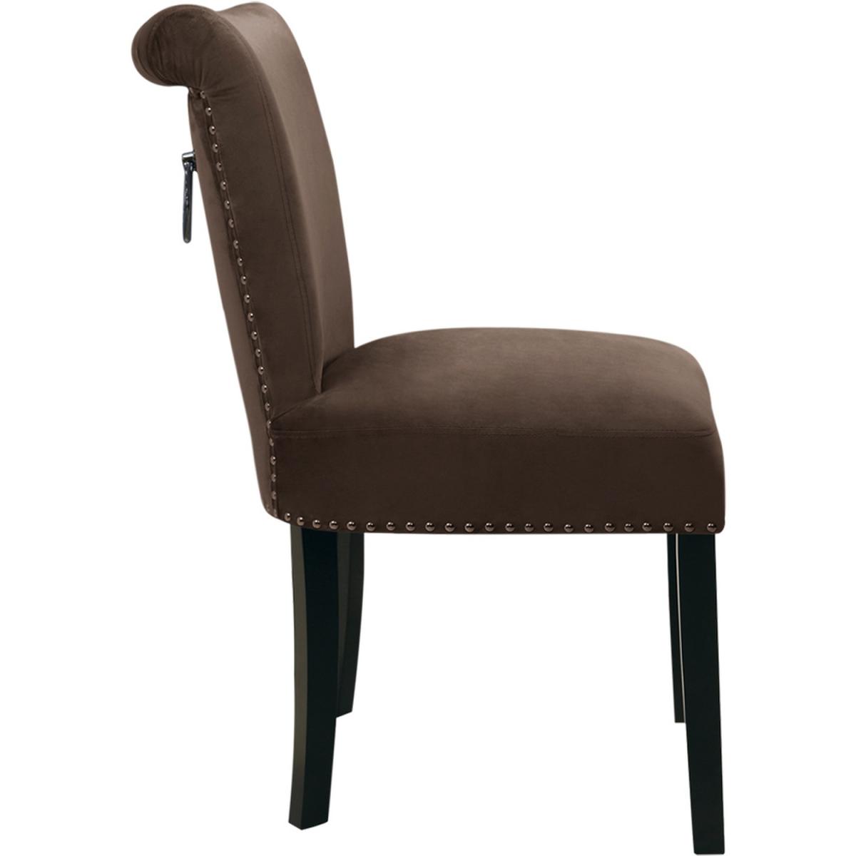 Velvet Comfy Dining Chairs Set - Grey – image 13