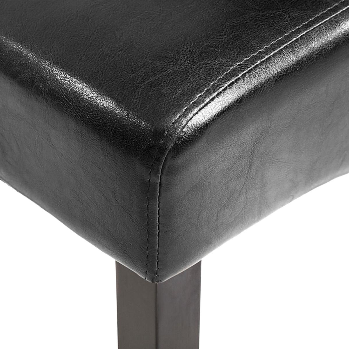 Dining Chairs With Ergonomic Seat Shape - Black – image 2