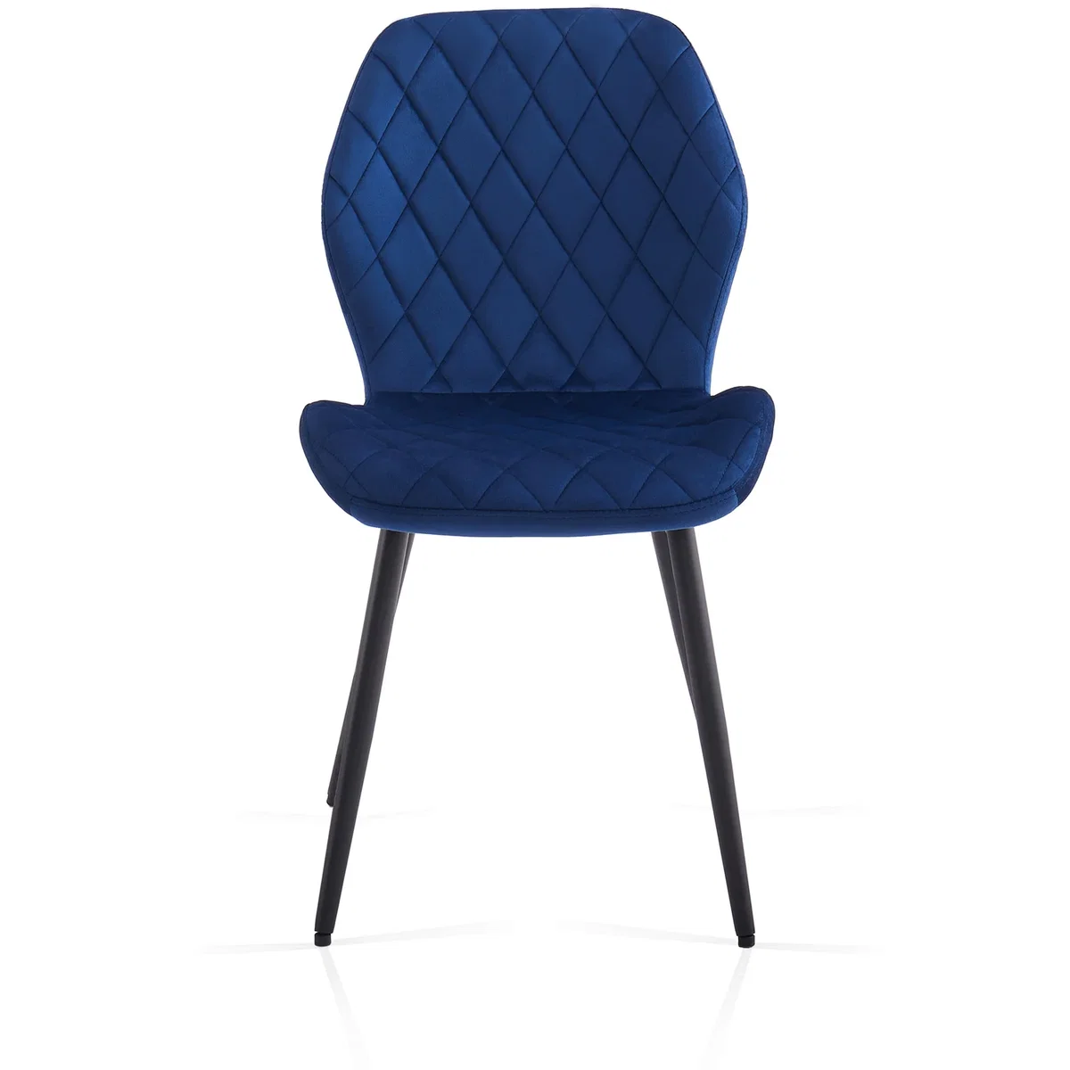 SONARA Modern Velvet Dining Chairs Set of 4 - Ergonomic Curved Backrest, Diamond Quilted, Green - Orange – image 31