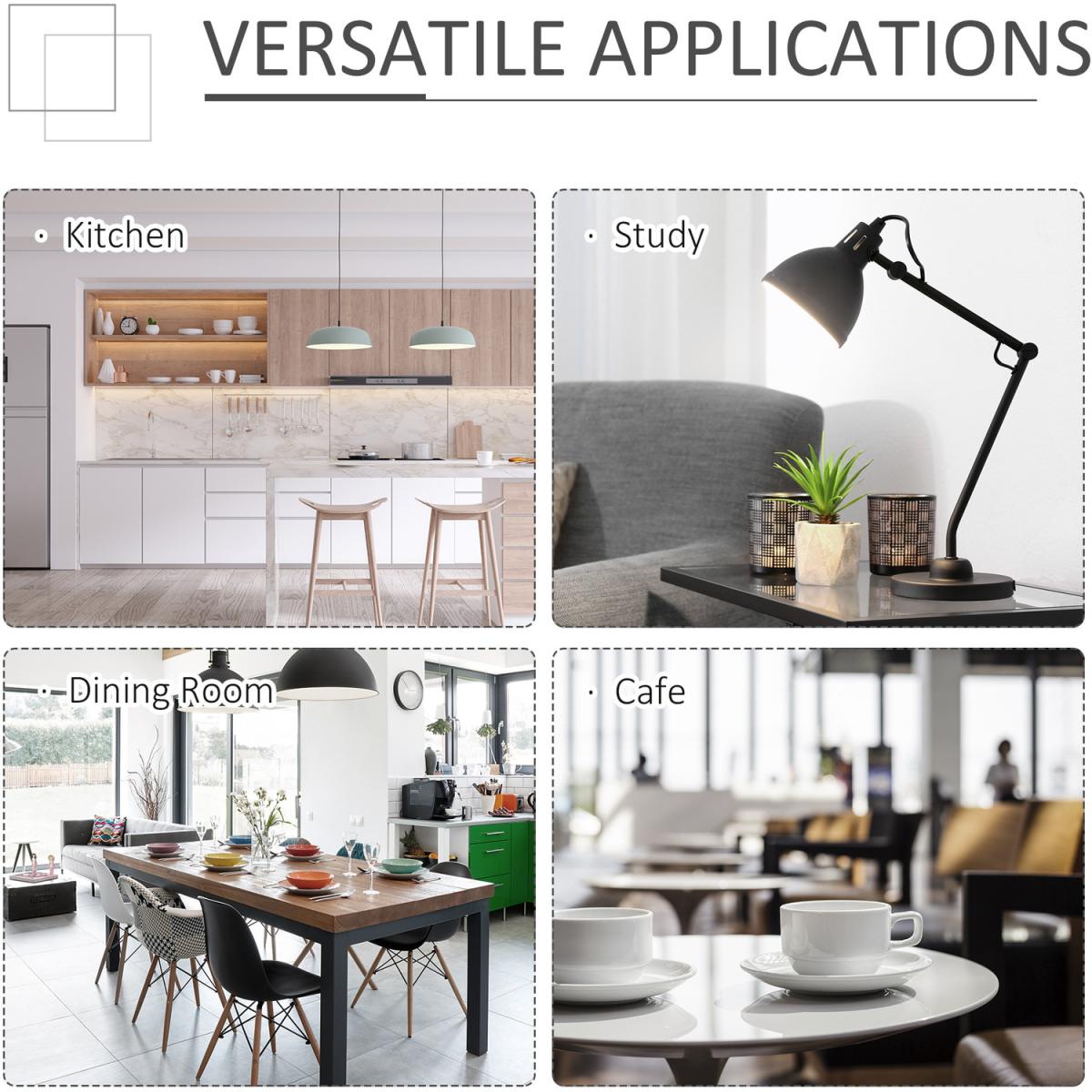 Dining Chairs with Metal Legs, Set of 2 - Grey – image 5
