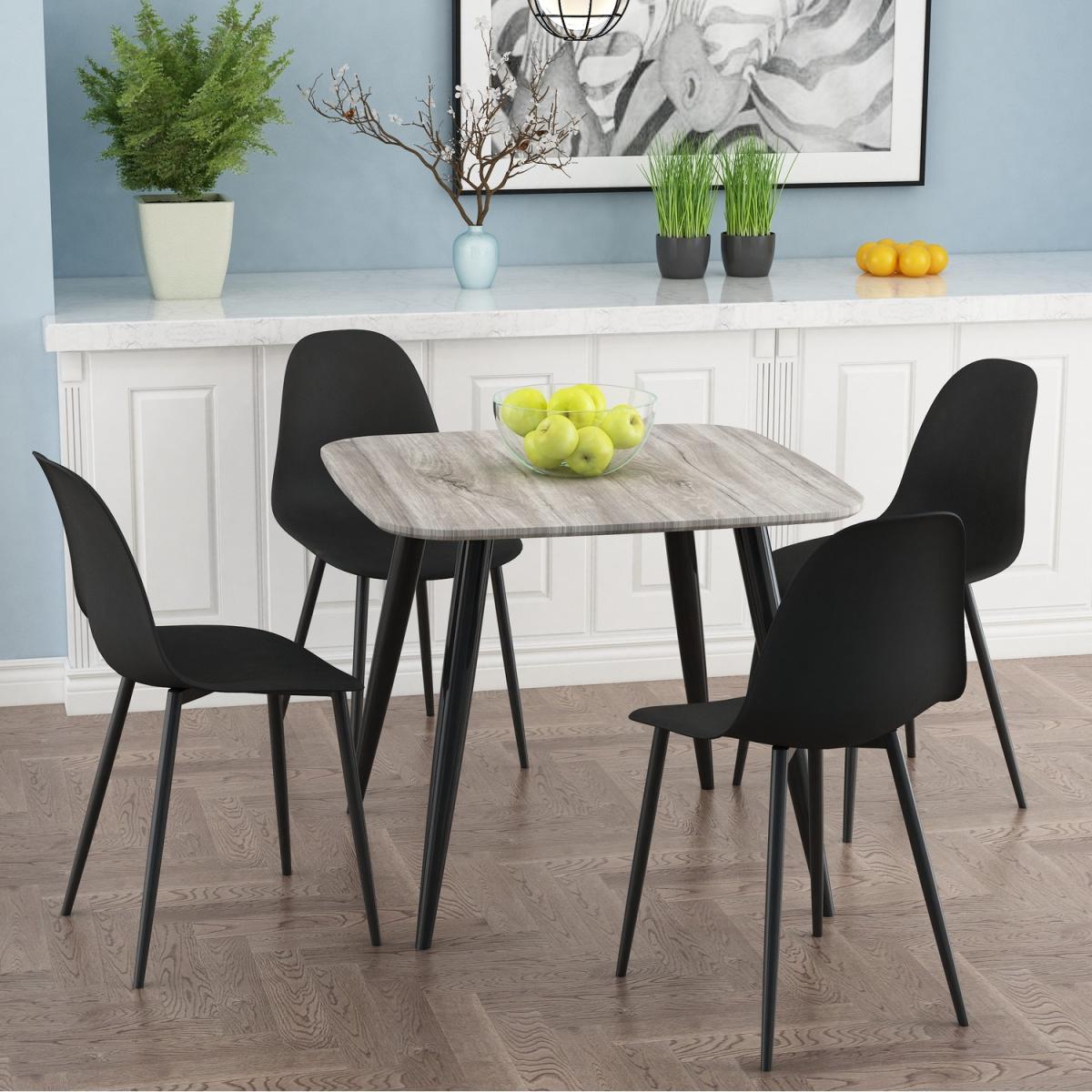 Curve plastic chairs (Pair)  - White – image 3