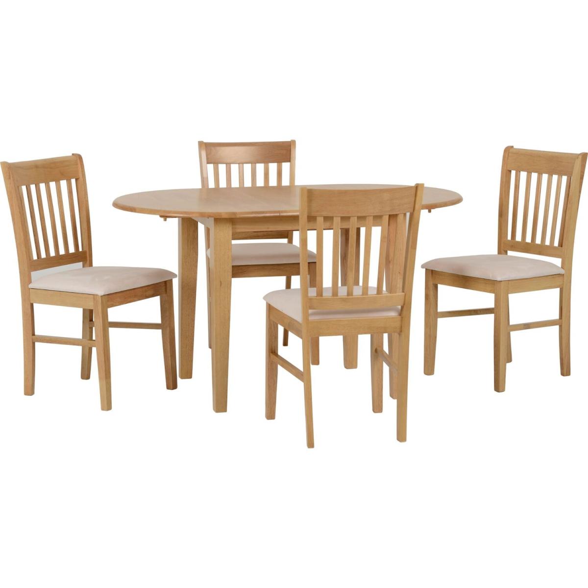 Oxford Chairs Pair - Natural Oak – image 3