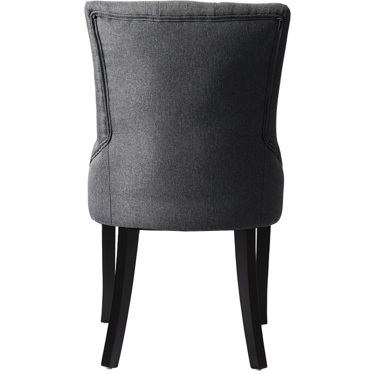 Upholstered Dining Chair - Drak Grey – image 5