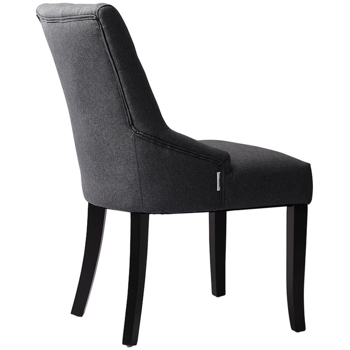 Upholstered Dining Chair - Drak Grey – image 6
