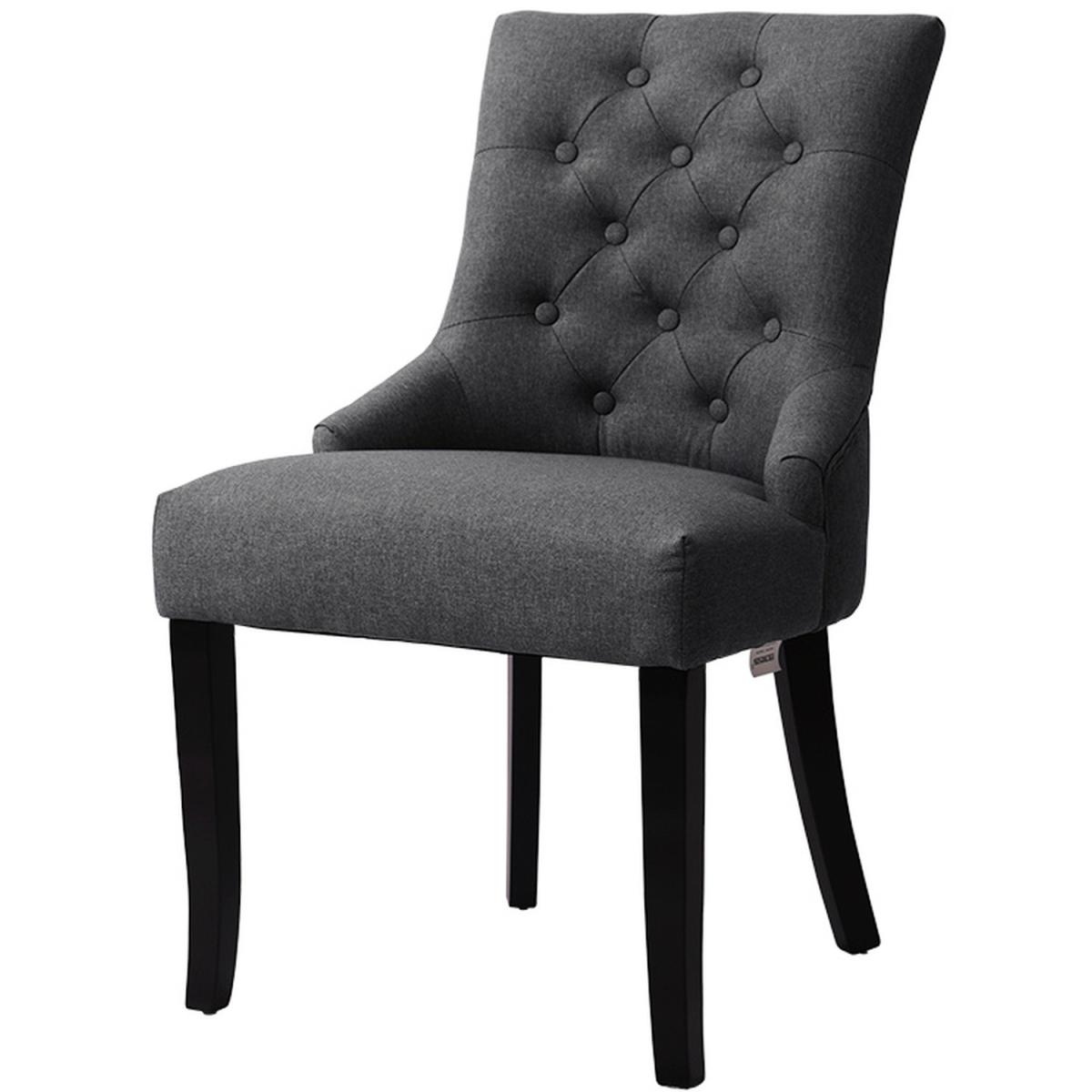 Upholstered Dining Chair - Drak Grey – image 7