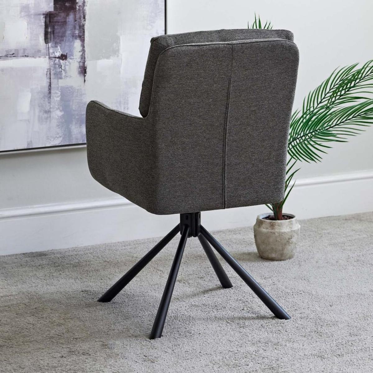Set of 2 Parma Dining Chairs - Grey – image 3