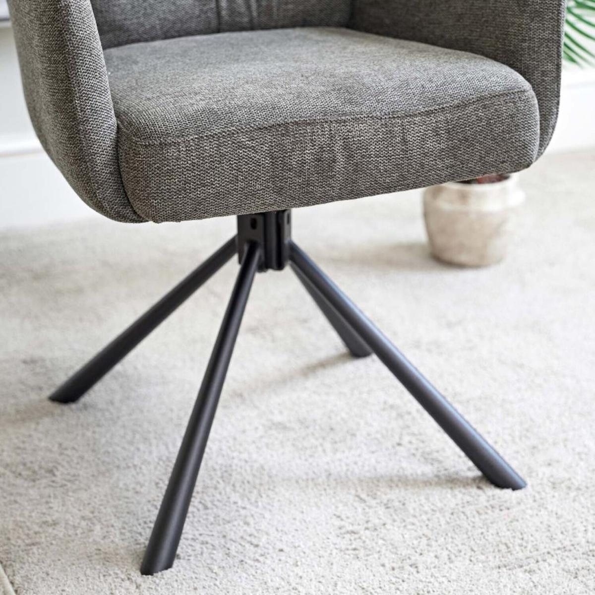 Set of 2 Parma Dining Chairs - Grey – image 6