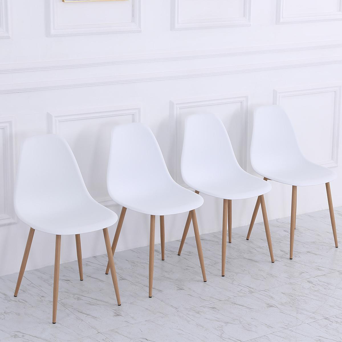 PP Dining Bar Chairs Set Of 4 - White – image 6