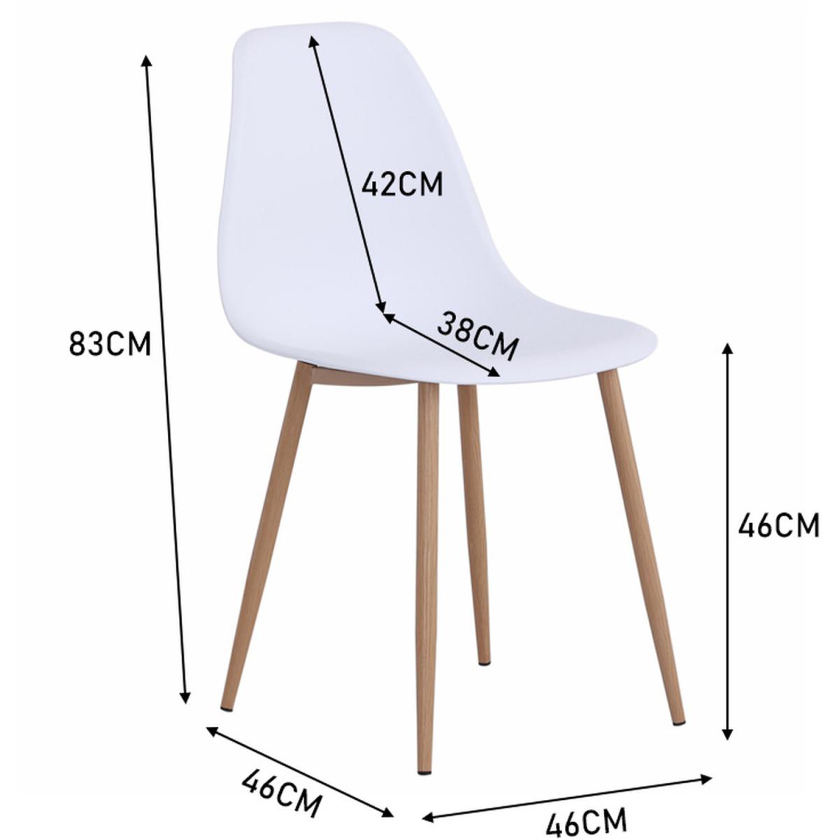 PP Dining Bar Chairs Set Of 4 - White – image 7