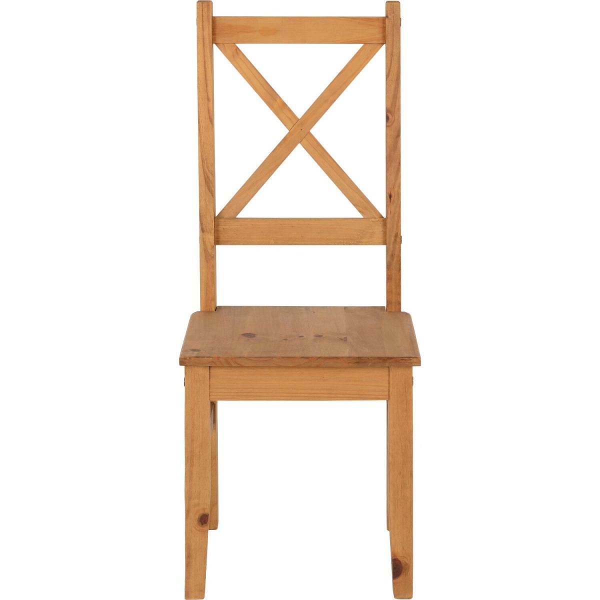 Salvador Chairs Pair - Distressed Waxed Pine – image 3