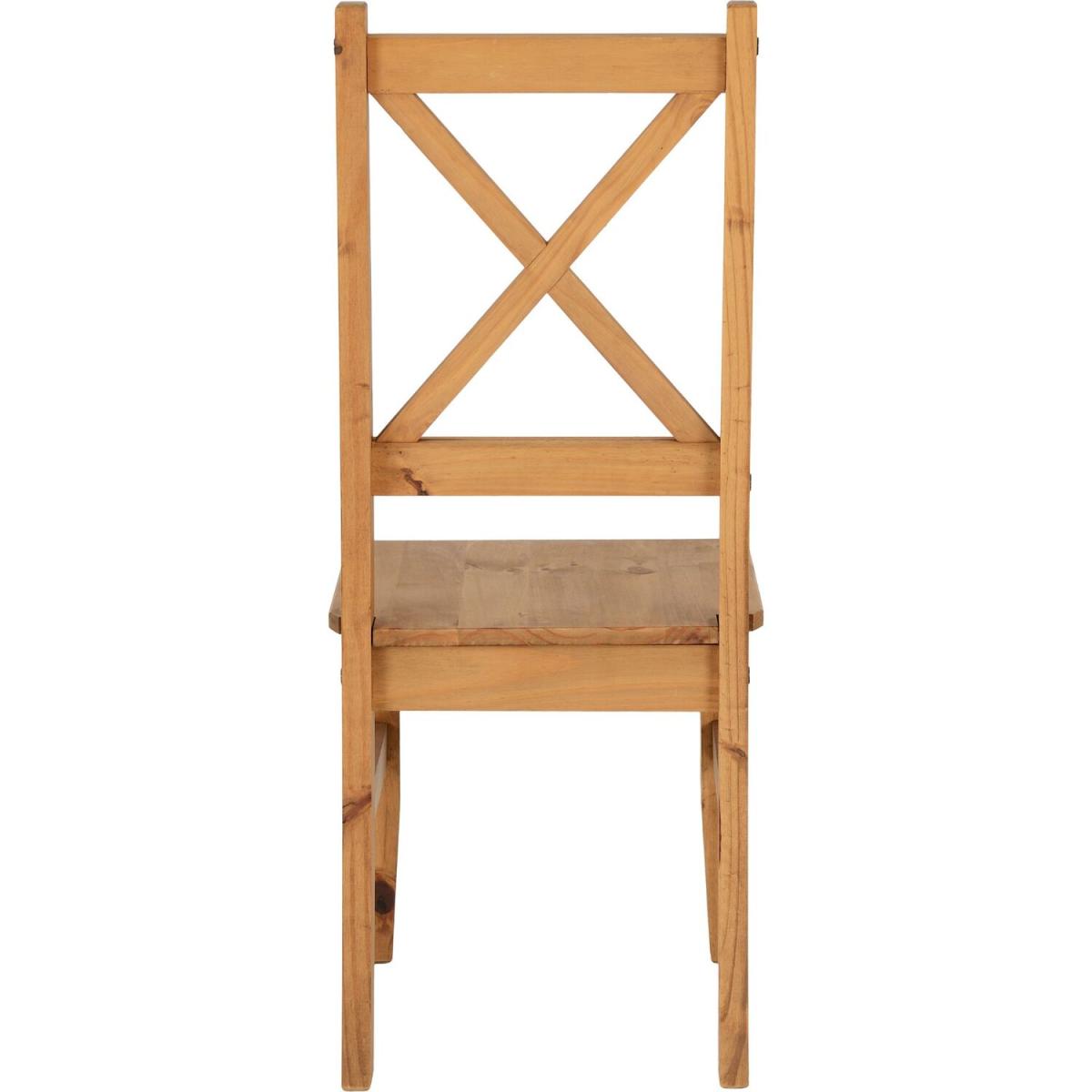 Salvador Chairs Pair - Distressed Waxed Pine – image 5