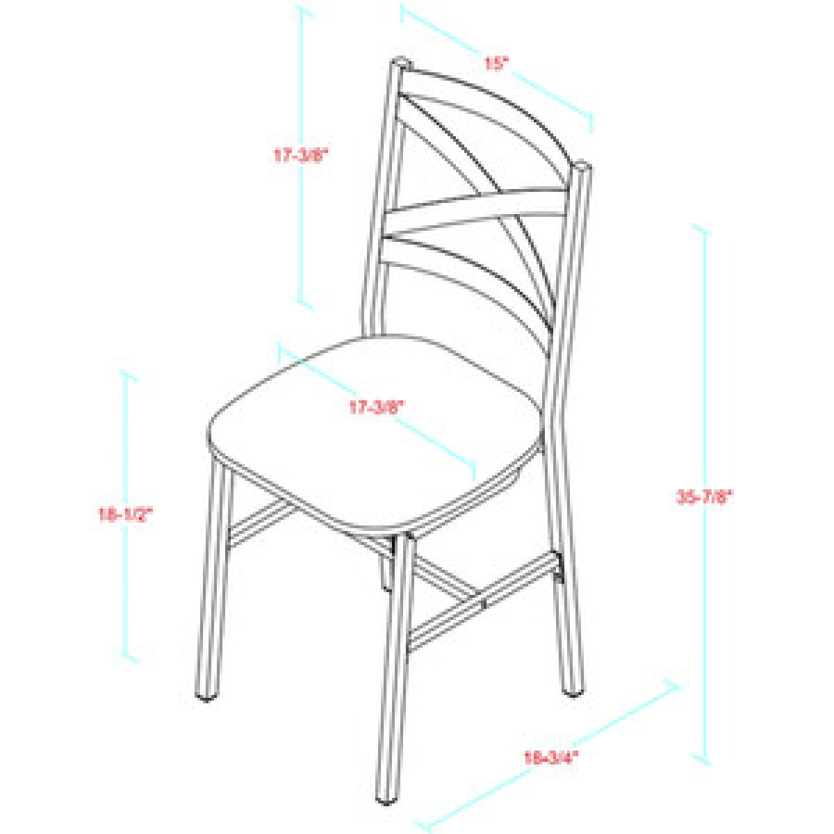 Pair of Toronto Industrial Dining Chairs - Driftwood – image 9