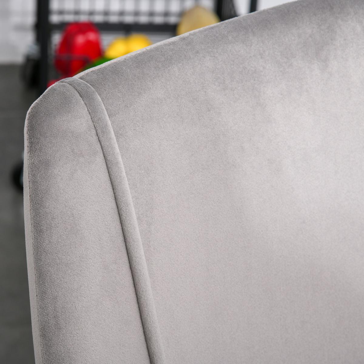odern Upholstered High Back Dining Chairs - Grey – image 8