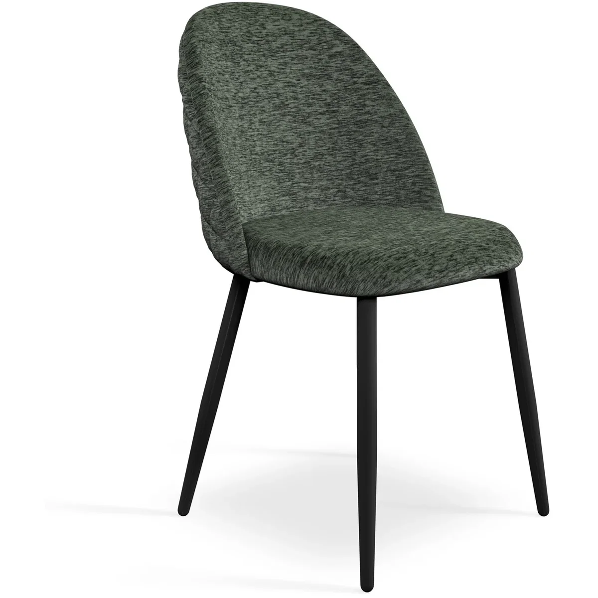 Raye Velvet Upholstered Dining Chairs Set of 2 - Green – image 3