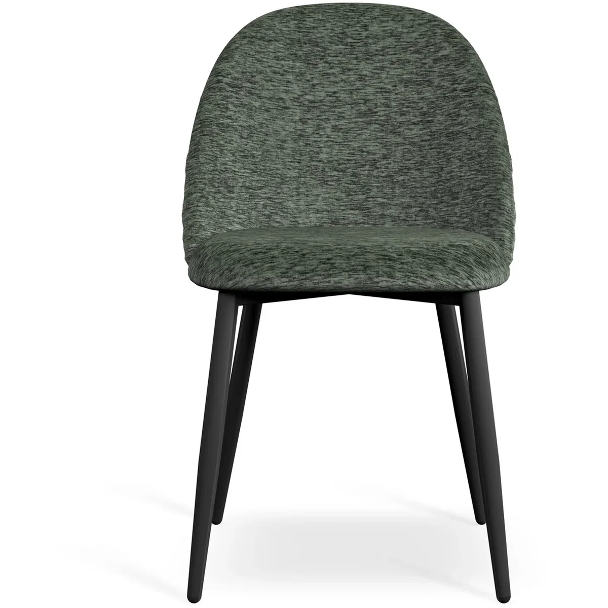 Raye Velvet Upholstered Dining Chairs Set of 2 - Green – image 4