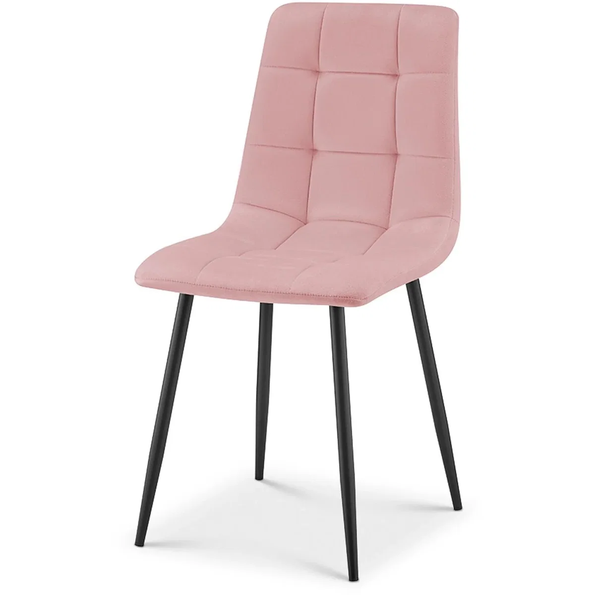 Zurich Embossed Velvet Dining Chair - Pink / 2 – image 2