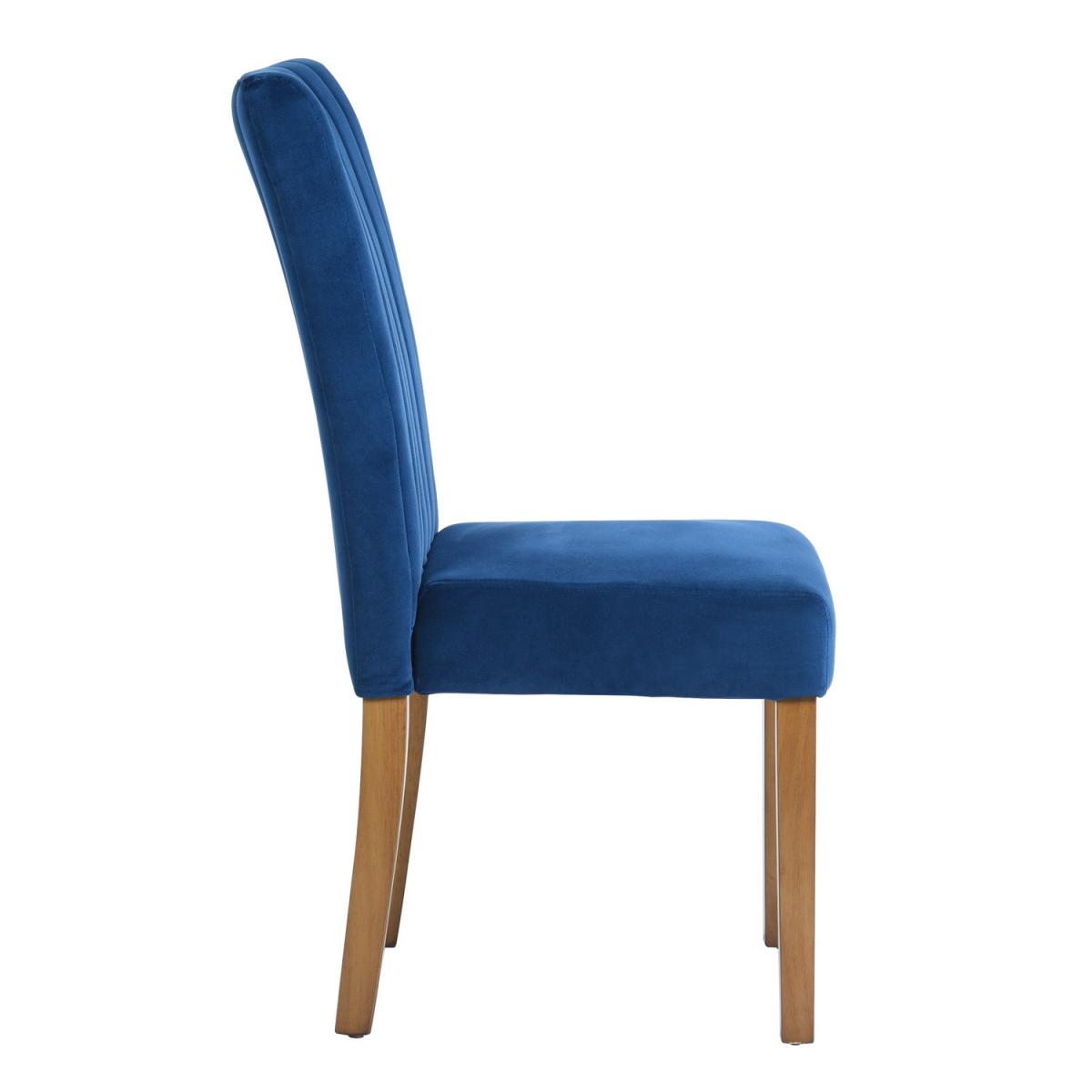 Set of 2 Fawn Elegant Dining Chairs - Blue – image 6