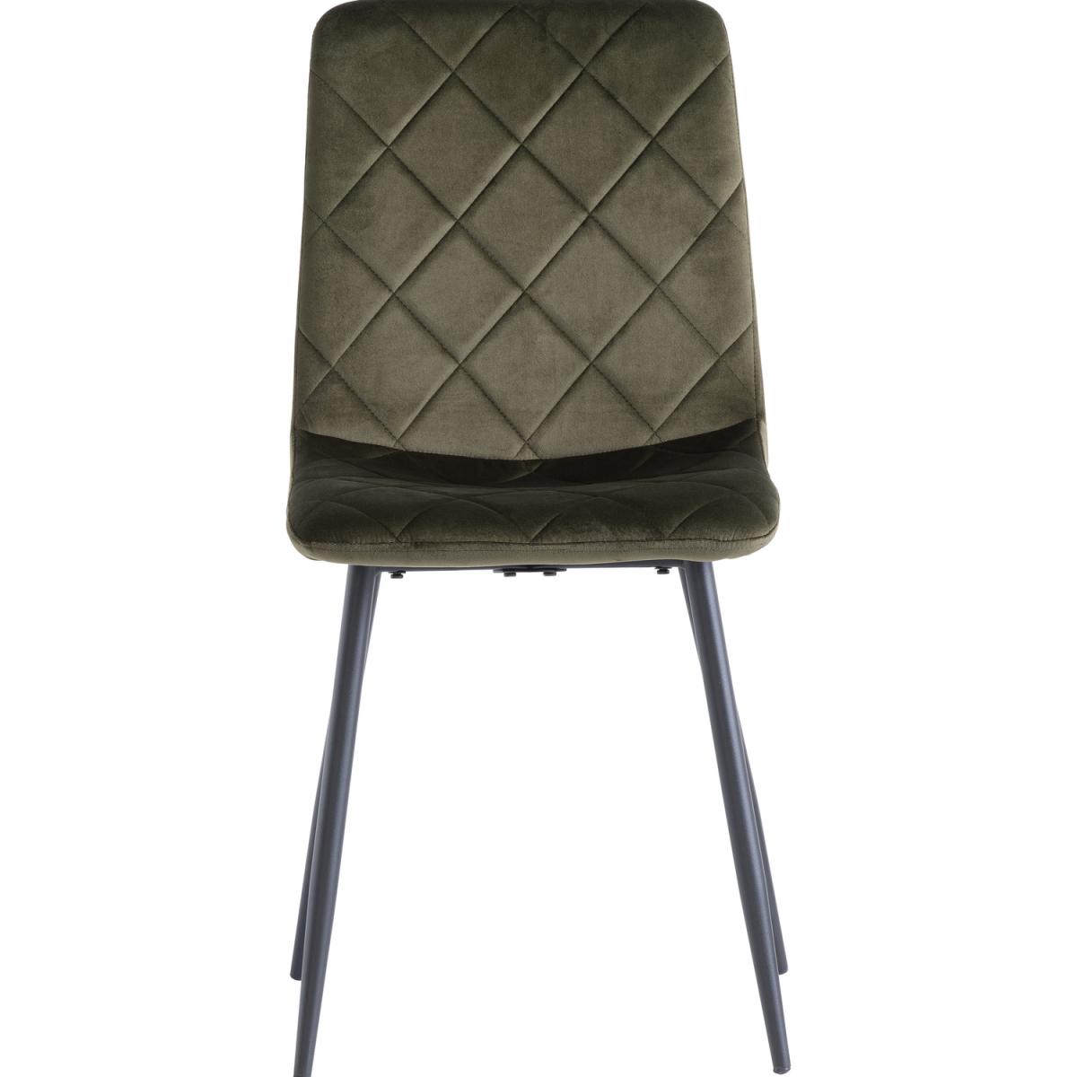 Juniper Green Bella Velvet Dining Chair - Green – image 2