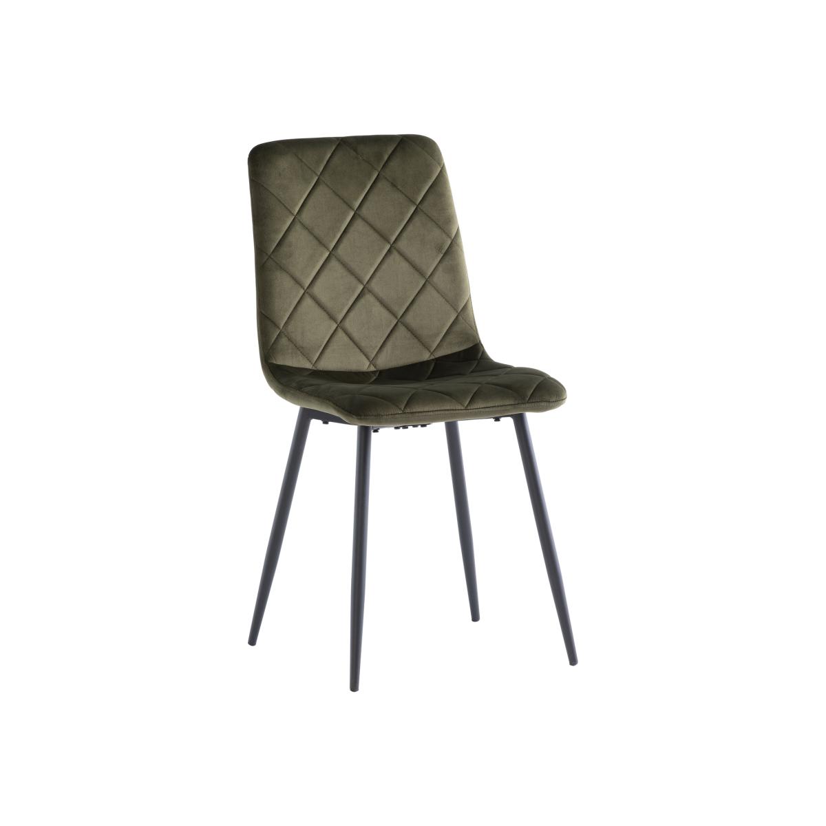 Juniper Green Bella Velvet Dining Chair - Green – image 1