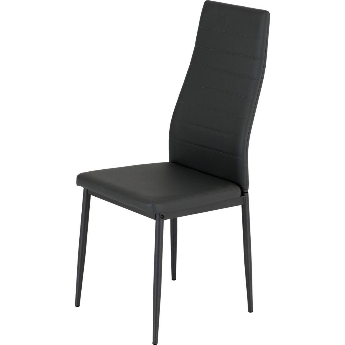 Abbey Dining Chairs - Black PU – image 4