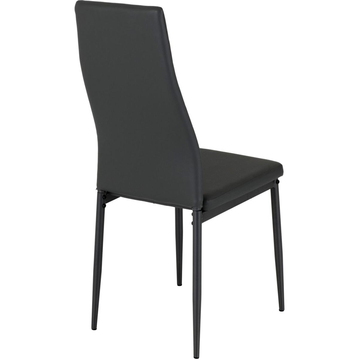 Abbey Dining Chairs - Black PU – image 5