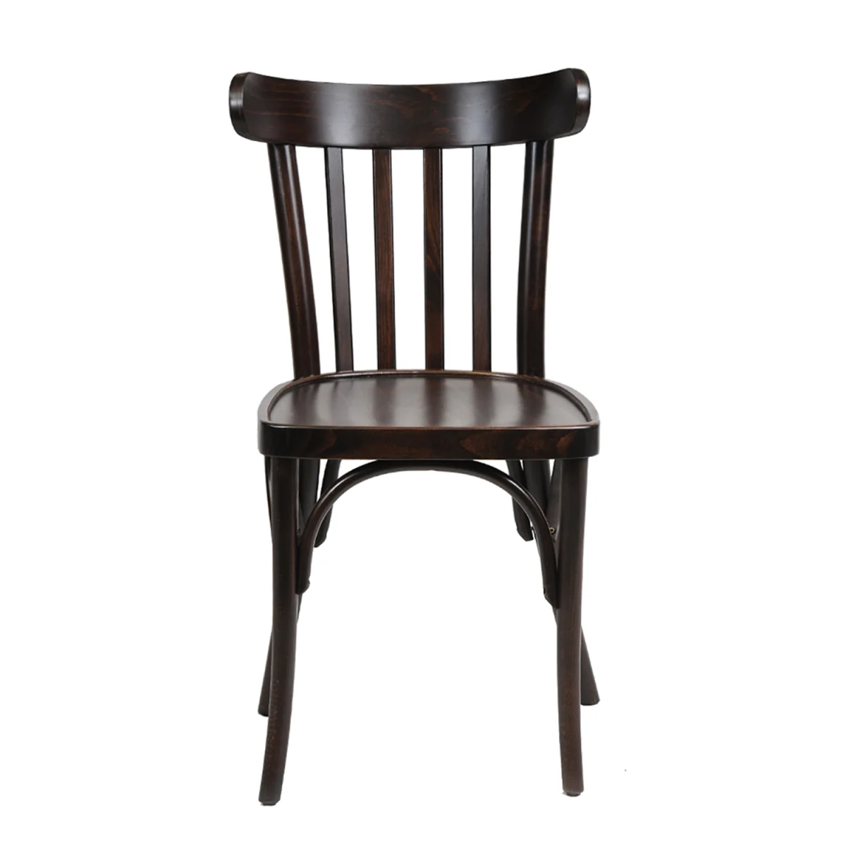 Pair of Bentwood Slat Back Dining Chair - Wenge – image 3