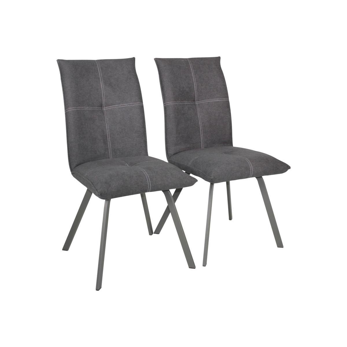 Telure Dining Chair - Set of 2 - Grey – image 1
