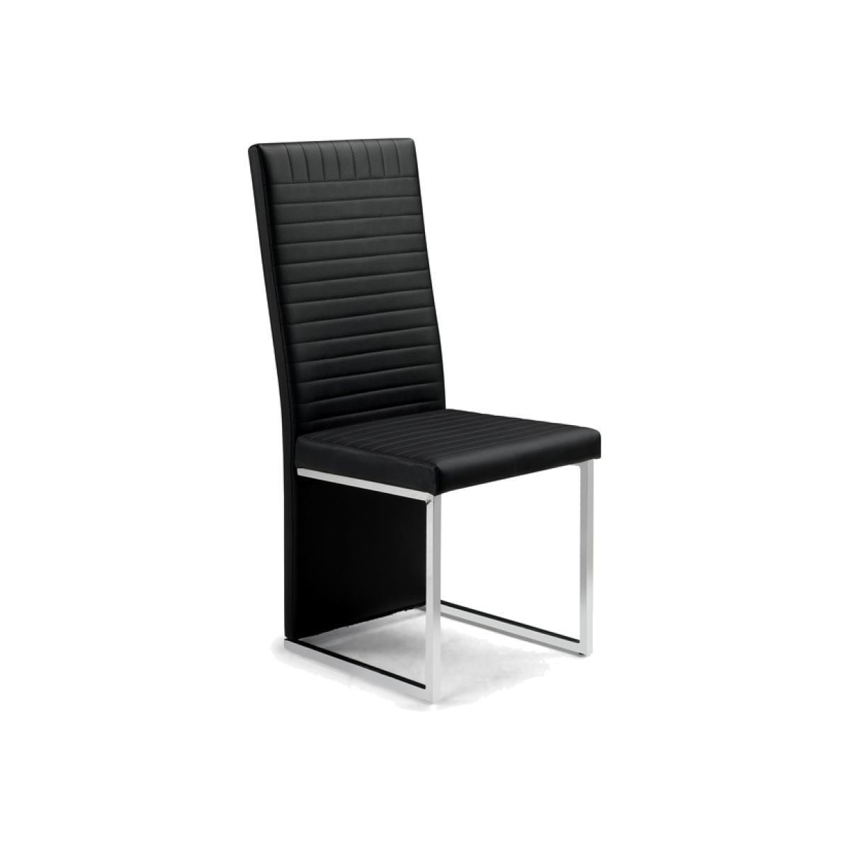 Set Of 2 Tempo Chairs - Chrome/ Black – image 1