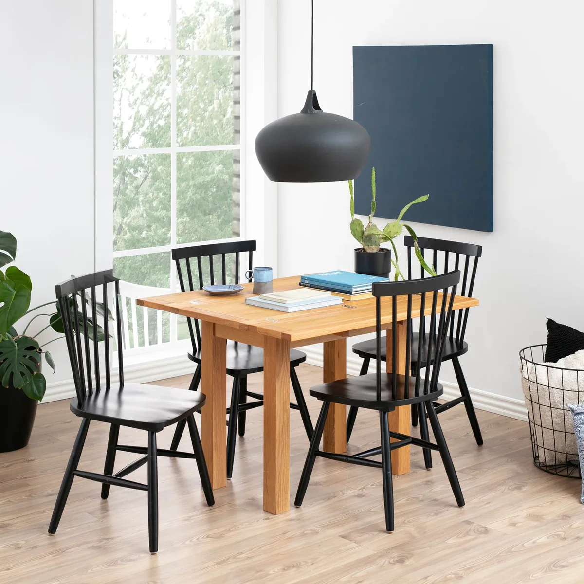 Riano Dining Chairs in Black Set of 2 - Black – image 2