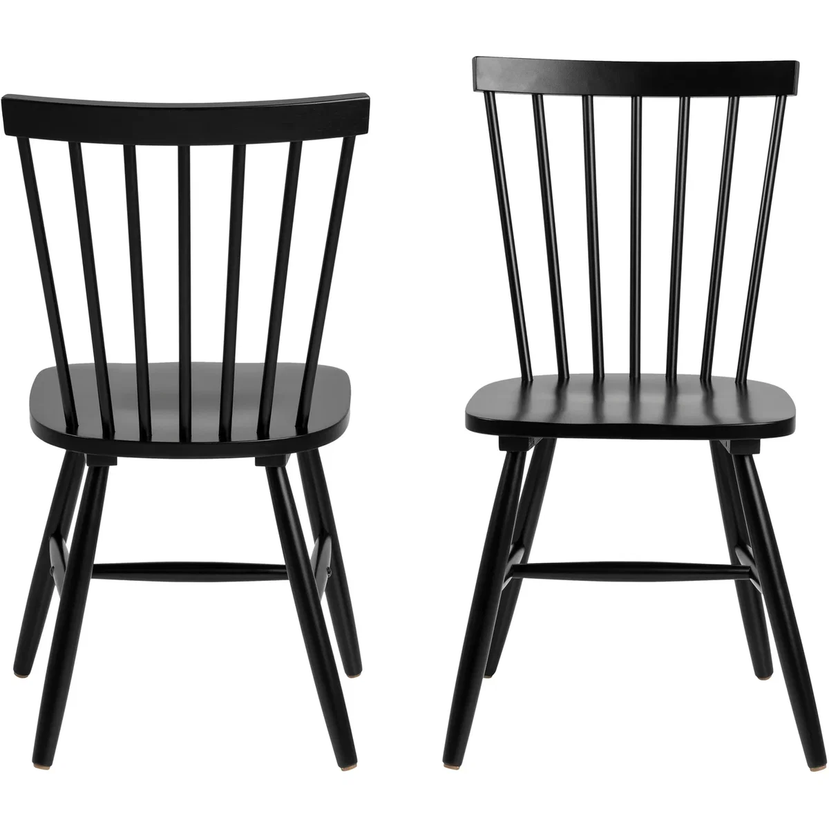Riano Dining Chairs in Black Set of 2 - Black – image 3