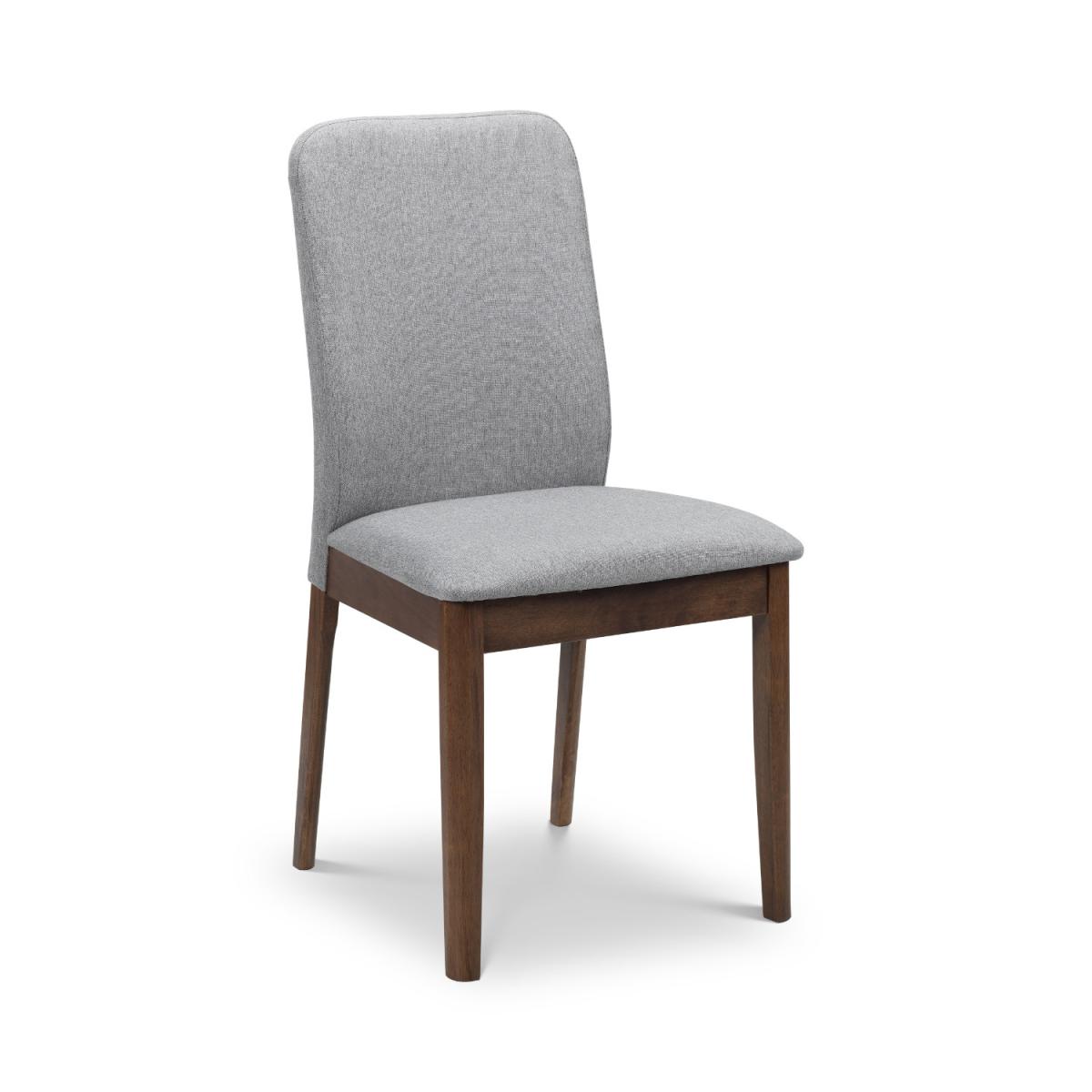 Berkeley Dining Chairs Set Of 2 - Grey/Walnut – image 3