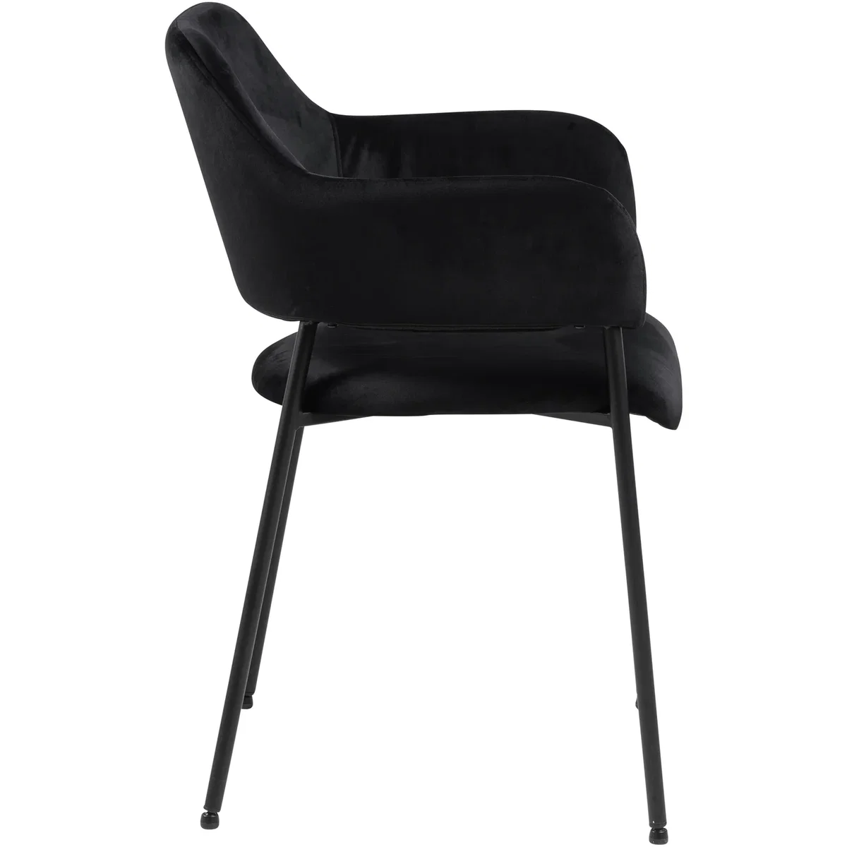 Lima Dining Chair with Armrest in Black Set of 2 - Black – image 4