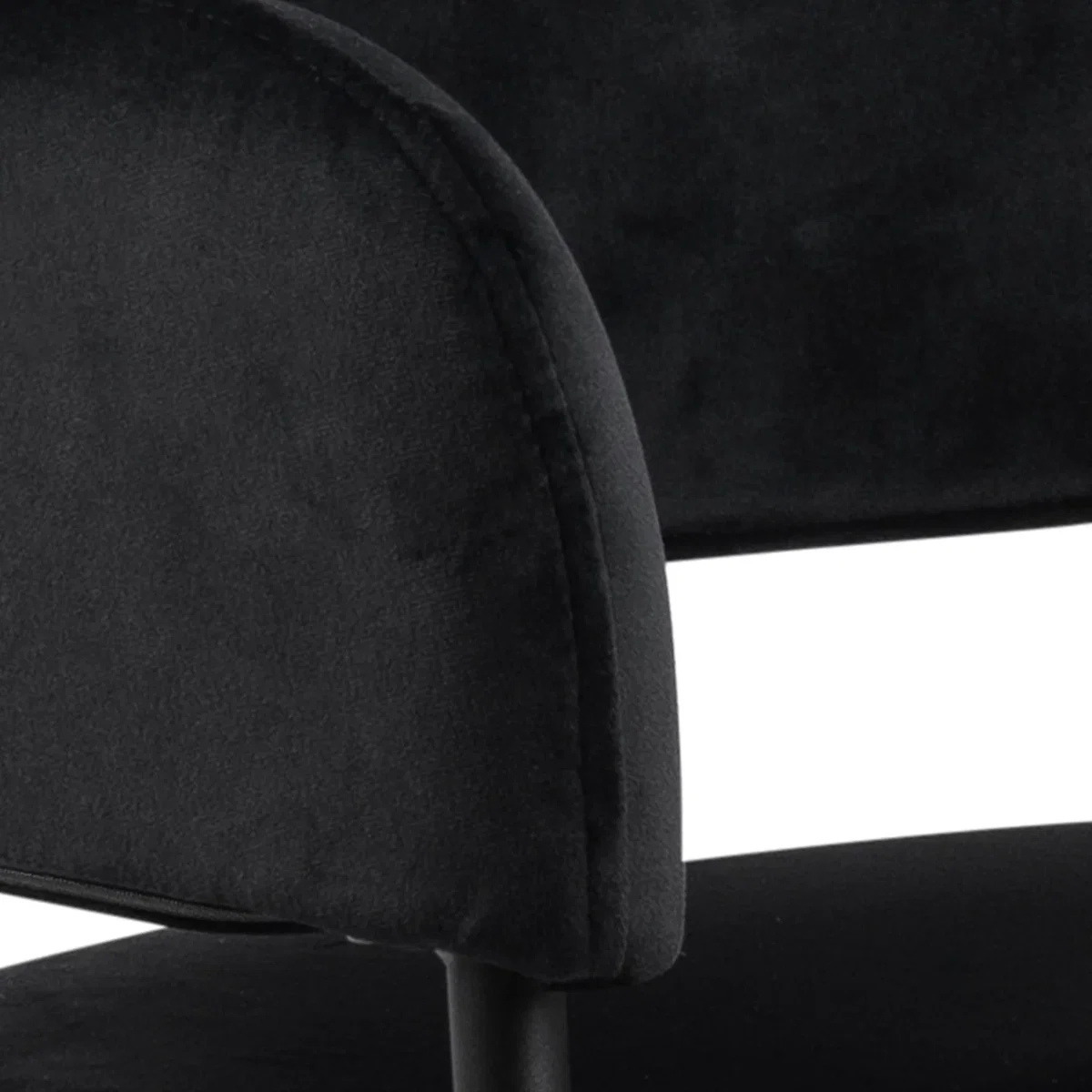 Lima Dining Chair with Armrest in Black Set of 2 - Black – image 6