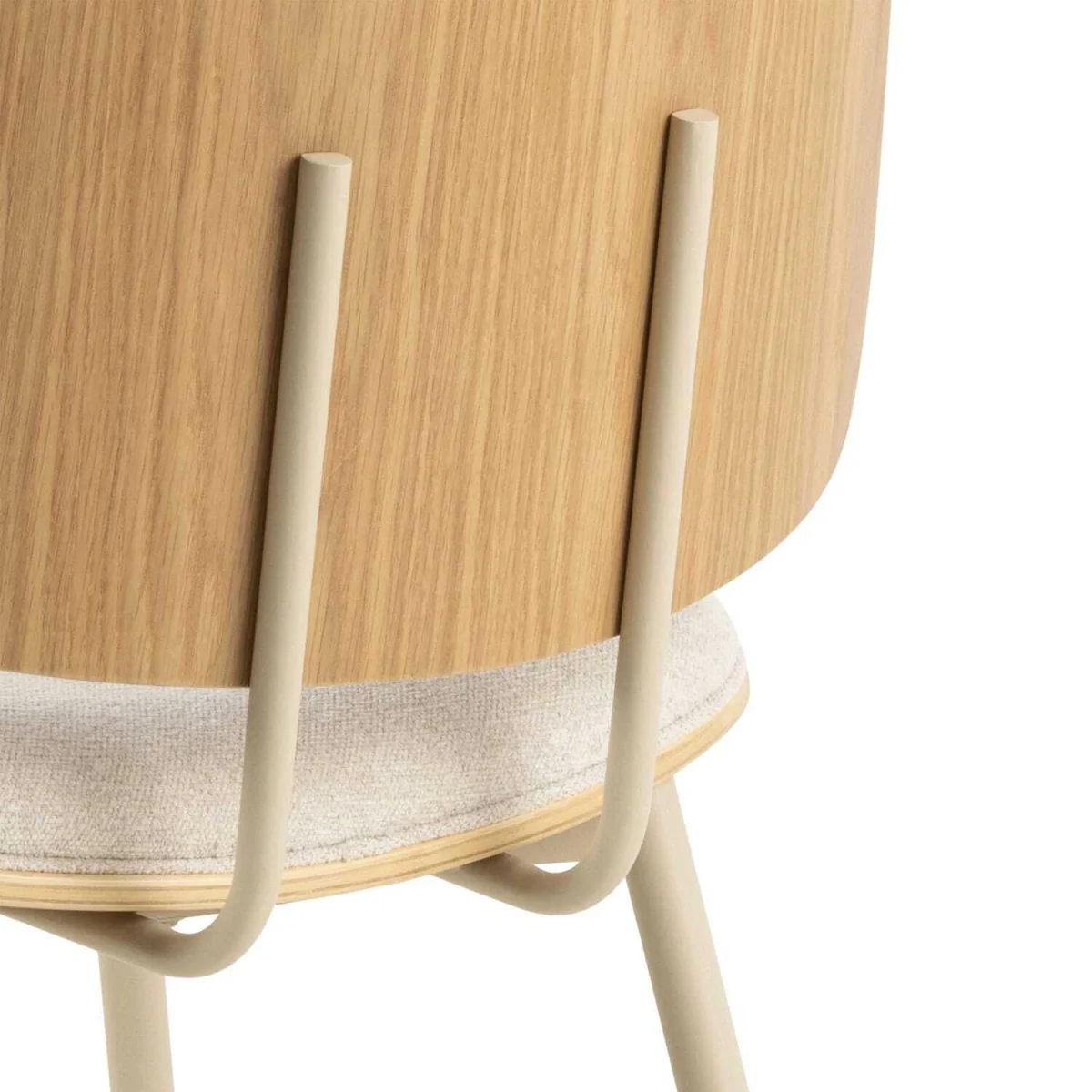 Nairobi Dining Chairs Set of 2 Chenille and Veneer - Neutral – image 5