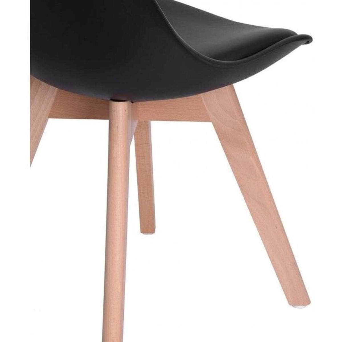 Lorenzo Padded Dining Chair Set of 4 - Black – image 5