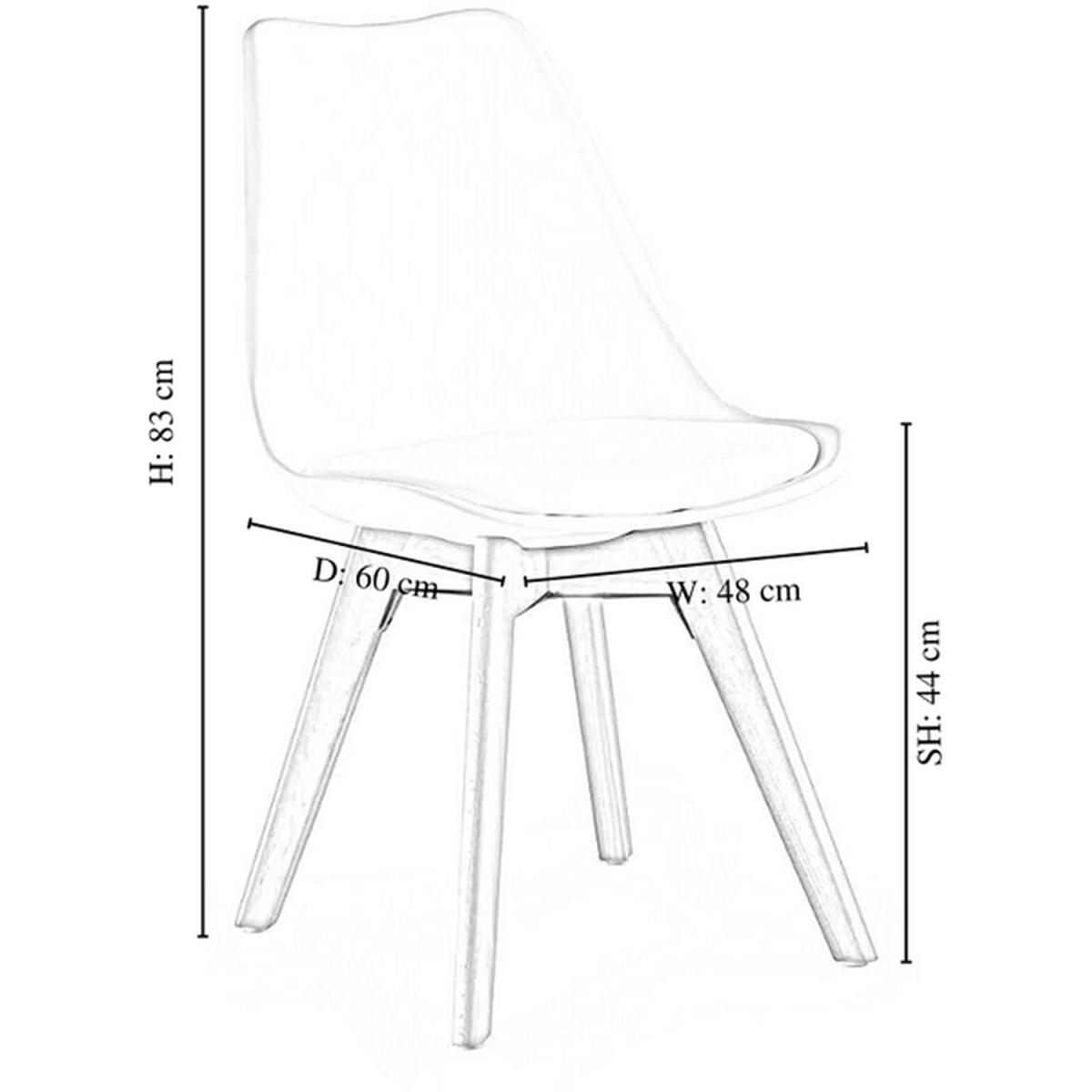 Lorenzo Padded Dining Chair Set of 4 - Black – image 6