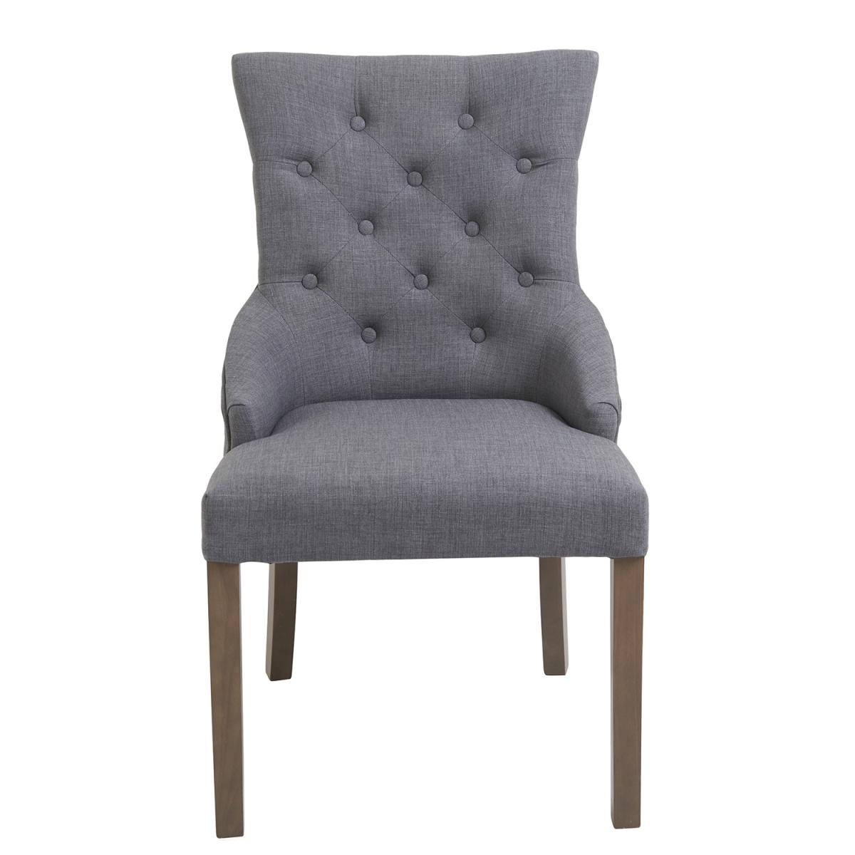 Pair of Amara Grey Chairs - Grey – image 2