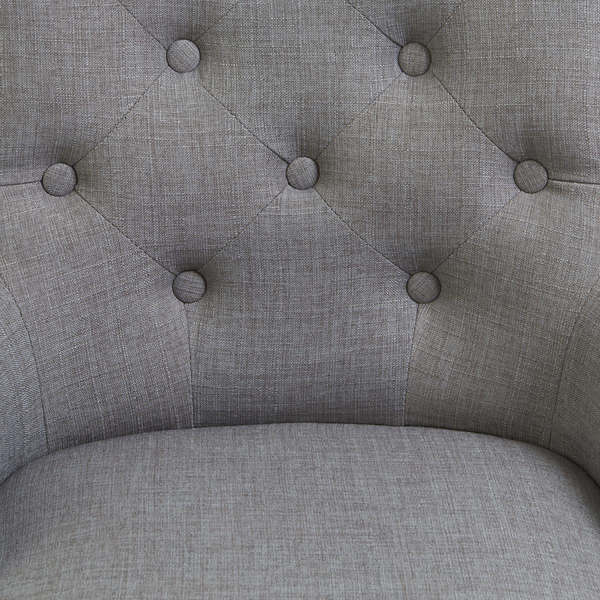 Pair of Amara Grey Chairs - Grey – image 5