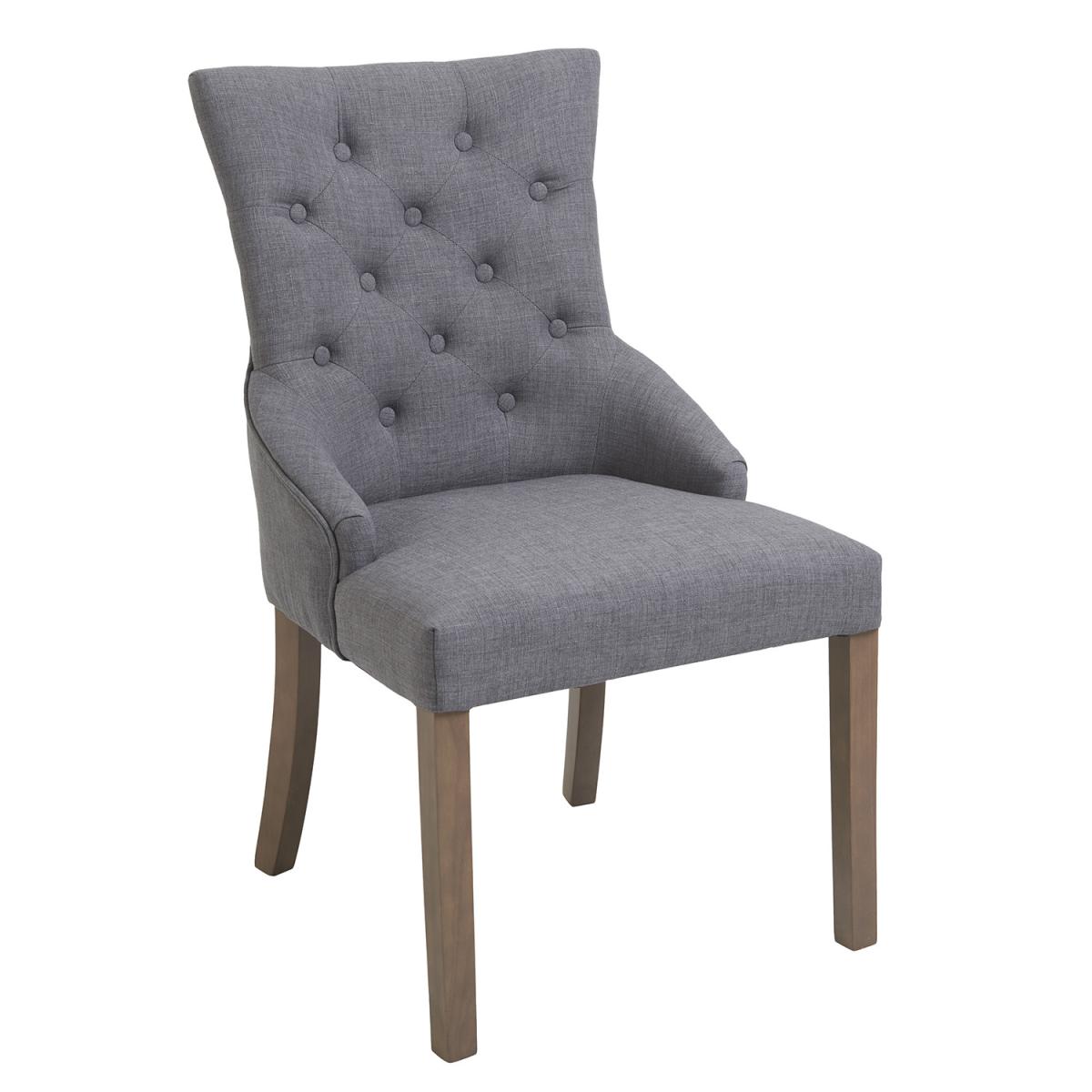 Pair of Amara Grey Chairs - Grey – image 6