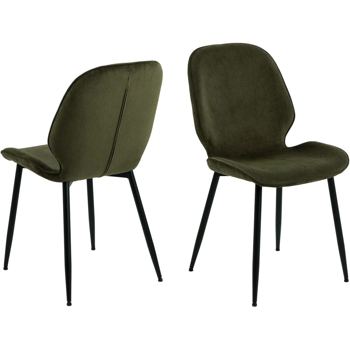 Femke Dining Chair in Olive Green Set of 4 - Olive Green – image 3