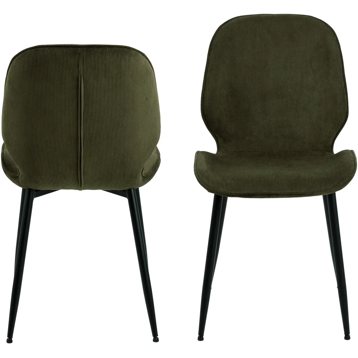Femke Dining Chair in Olive Green Set of 4 - Olive Green – image 4