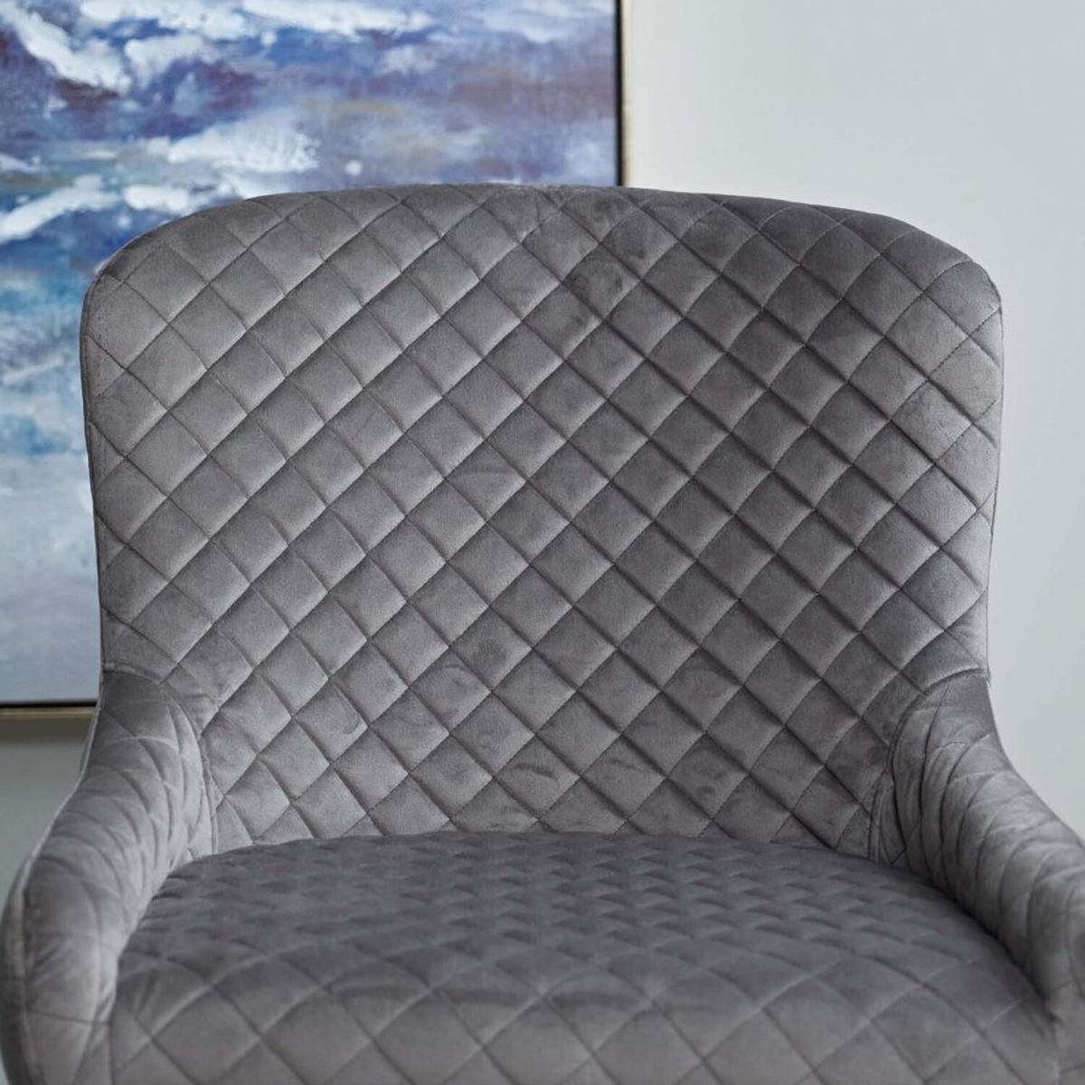 Set of 2 Carlton Dining Chairs - Light Grey – image 8