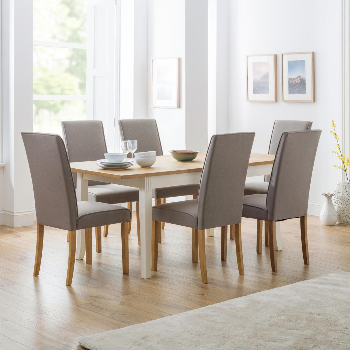 Set Of 2 Seville Dining Chairs - Taupe – image 2